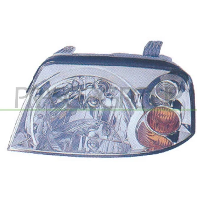 Imagem de PRASCO HN3244804 Farol Principal esquerda H4 sem motor de regulação do alcance dos faróis HYUNDAI: Atos