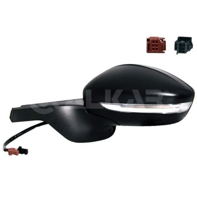 Imagem de Espelho retrovisor Alkar 6129881 esquerda elétrico aquecível, convexo para veículo com volante à CITROËN: C3 III
