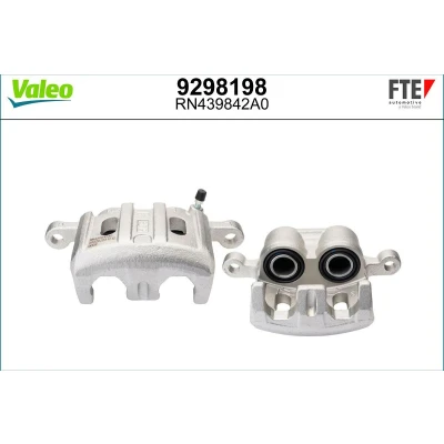 Imagem de FTE 9298198 Pinça de travão cinzento Ferro fundido eixo dianteiro, lado esquerdo, à frente do sem suporte MITSUBISHI: OUTLANDER 3