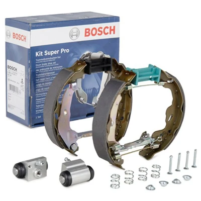 Imagem de BOSCH 0 204 114 190 Jogo de travões, travões tambor com acessórios, cilindro travão roda PEUGEOT: 107 Hatchback, TOYOTA: Aygo