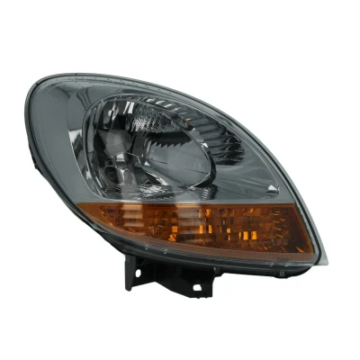 Imagem de VAN WEZEL 4311962 Farol Principal à direita H4 transparente amarelo para circulação pela sem motor de regulação do alcance dos faróis P43t