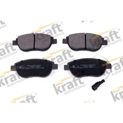 Imagem de KRAFT 6003322 Jogo de pastilhas para travão disco Eixo dianteiro incl. contacto aviso desgaste FIAT: BRAVO 2, Grande Punto Hatchback