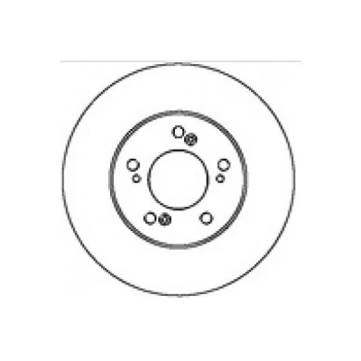 Imagem de MAPCO 15625 Disco de travão Eixo dianteiro 282 28 5 114,3 ventilado