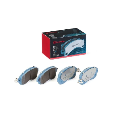 Imagem de BREMBO P 56 104E Jogo de pastilhas para travão disco excl. contacto aviso desgaste com chapa anti ruído sem acessórios
