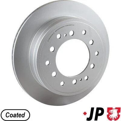 Imagem de JP GROUP 4863202400 Disco de travão Eixo traseiro 312 18 6 ventilado revestido TOYOTA: Land Cruiser Prado 90, 120, FJ