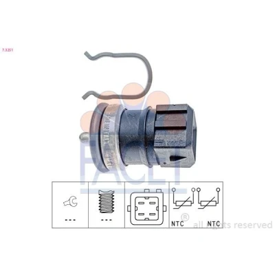 Imagem de FACET 7.3251 Sensor, temperatura do líquido de refrigeração Made in Italy OE Equivalent RENAULT: CLIO 2, 3, VOLVO: S40 I