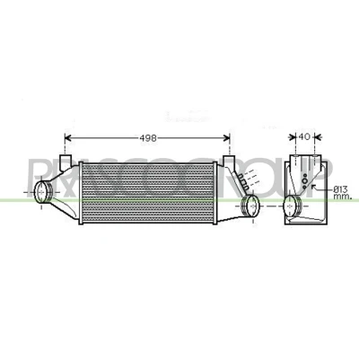 Imagem de PRASCO FD910N003 Intercooler