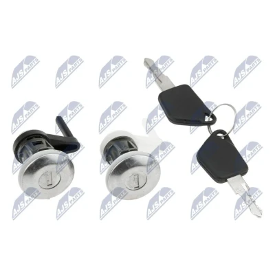 Imagem de NTY EZC PE 031 Jogo de canhões fechaduras à frente, lado direito, esquerdo PEUGEOT: 206 Hatchback