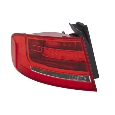 Imagem de HELLA 2VA 009 686 091 Farolim esquerda parte exterior P21W 12 Vermelho com lâmpada de incandescência, porta lâmpadas AUDI: A4 B8 Sedan