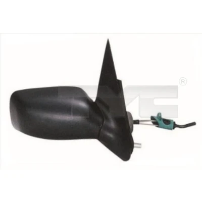 Imagem de Espelho retrovisor Tyc 310 0041 à direita preto ajuste: por cabo de aço, convexo FORD: MONDEO 2