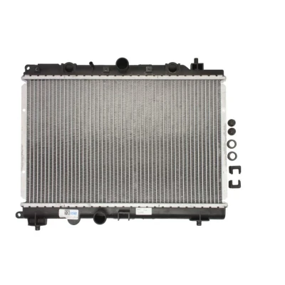 Imagem de NRF EASY FIT 55305 Radiador, arrefecimento do motor Alumínio 499 320 32 com componentes de montagem Aletas refrigeração soldadas ROVER: 400 Sedan