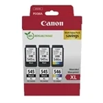 Imagem de Cartucho de tinta original Canon PG 545XL + CL 546XL XL (2 pretos 15 ml, 1 tricolor 13 ml) Multipack