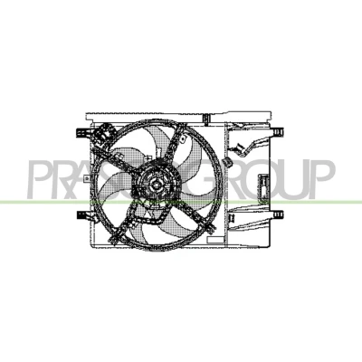 Imagem de PRASCO FT342F006 Ventilador de Radiador 390 260 FIAT: Punto II Hatchback, Evo Hatchback