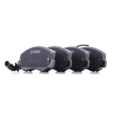 Imagem de BOSCH 0 986 494 499 Jogo de pastilhas para travão disco Baixo teor metálico com sensor desgaste integrado chapa anti ruído