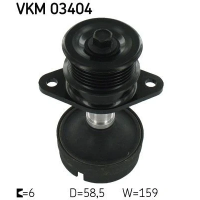Imagem de SKF VKM 03404 Polia Roda Livre do Alternador 31,3 FORD: Focus Mk1 Carrinha