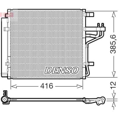 Imagem de DENSO DCN43012 Condensador