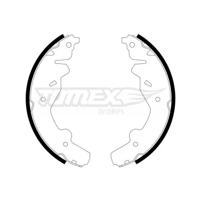 Imagem de TOMEX brakes TX 23 19 Maxilas de Travão Eixo traseiro 250 57