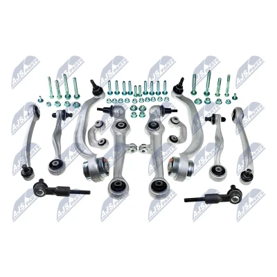 Imagem de NTY ZWD VW 000 Jogo de reparação, braço transversal Eixo dianteiro, ambos os lados com barra acoplamento VOLKSWAGEN: Passat B5 GP Sedan