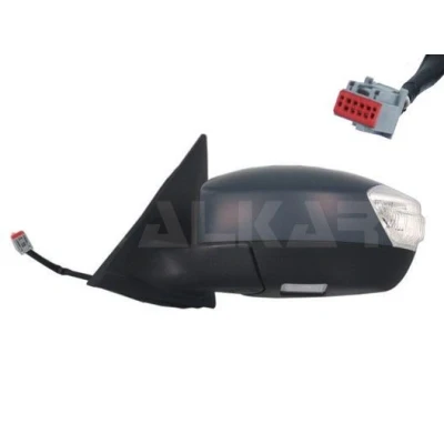 Imagem de Espelho retrovisor Alkar 6129134 esquerda com subcapa elétrico aquecível, dobrável electricamente, iluminação circundante, não esférico para veícu