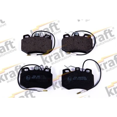 Imagem de KRAFT 6005530 Jogo de pastilhas para travão disco Eixo dianteiro incl. contacto aviso desgaste PEUGEOT: 205 II Hatchback, I Hatchback