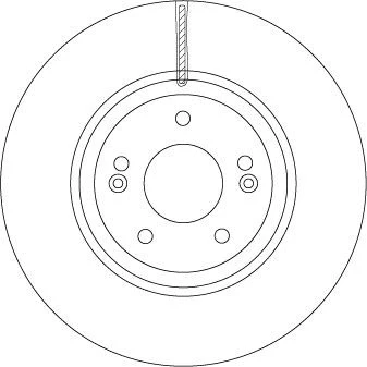Imagem de TRW DF6545S Disco de travão 321 32 5 114,3 ventilado pintado