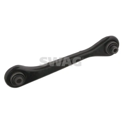 Imagem de SWAG 30 93 2957 Braço de suspensão com chumaceira Eixo traseiro direito, em baixo, à frente transversal Chapa aço VOLKSWAGEN: Golf 6, 5