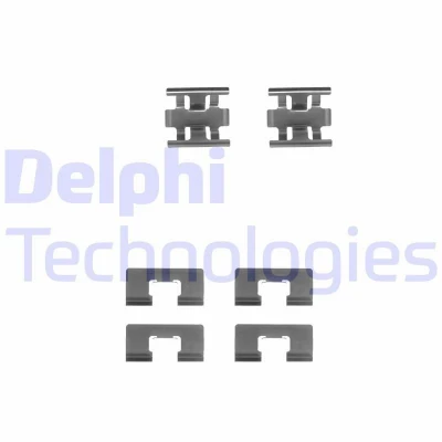 Imagem de DELPHI LX0196 Kit de acessórios, pastilhas travão HONDA: CRX 2, Civic V Hatchback, 3