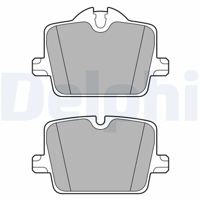 Imagem de DELPHI LP3605 Jogo de pastilhas para travão disco preparado indicador aviso desgaste com chapa anti ruído acessórios BMW: 3 Touring