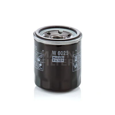 Imagem de MANN FILTER W 6025 Filtro de óleo M 20 X 1.5 com uma válvula retenção aparafusado RENAULT: Clio 4, MEGANE 3 Grandtour