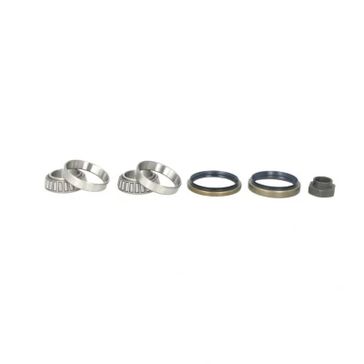 Imagem de MEYLE 714 500 0001 Kit de Rolamento roda Eixo dianteiro, ambos os lados com material montagem ORIGINAL Quality 60 rolos cónicos