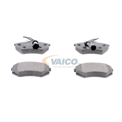 Imagem de VAICO V10 8170 Jogo de pastilhas para travão disco Q+, original equipment manufacturer quality Eixo dianteiro incl. contacto aviso desgaste