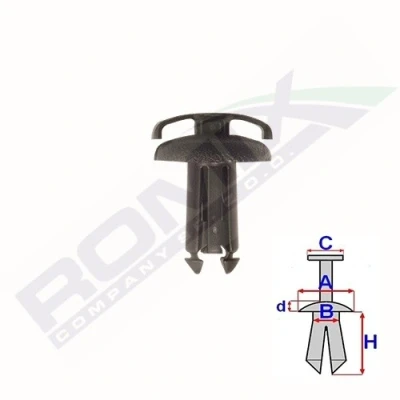 Imagem de ROMIX C70505 Conjunto de grampos, carroçaria