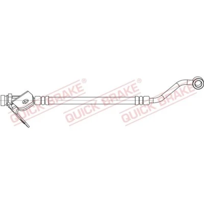 Imagem de QUICK BRAKE 58.015X Mangueira de Travão 186 M10x1