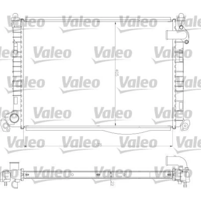 Imagem de VALEO 734327 Radiador, arrefecimento do motor Alumínio 578mm 399mm 26mm Aletas de refrigeração soldadas MINI: Hatchback, Cabrio
