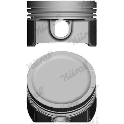 Imagem de NÜRAL 87 502907 10 Pistão 81,5 SEAT: Ibiza 2, VOLKSWAGEN: Golf 4, Passat B5 Variant, 4 AUDI: A4 Sedan endado, norauto, oscaro, mister
