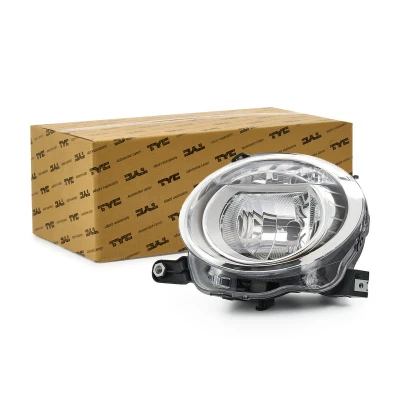 Imagem de TYC 20 1494 05 2 Farol Principal esquerda H7 com médios para circulação pela direita motor elétrico FIAT: 500 Hatchback, C Cabrio endado,
