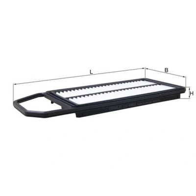 Imagem de MAHLE ORIGINAL LX 4481 Filtro de ar 25,5 159 357 Cartucho filtrante SUZUKI: Baleno II Hatchback