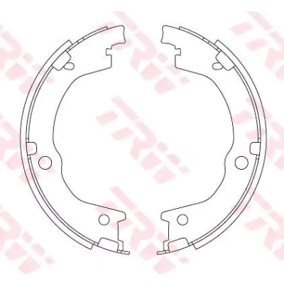 Imagem de TRW GS8829 Maxilas de Travão Mão HYUNDAI: Trajet