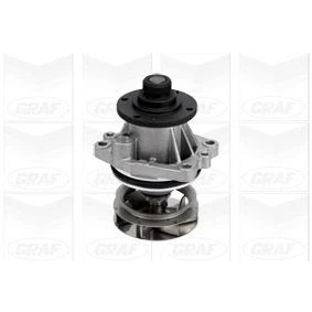 Imagem de GRAF PA432A Bomba de água com retentor mecânico Chapa aço para accionamento da correia trapezoidal estriada BMW: 3 Sedan, Touring, 5 Sedan