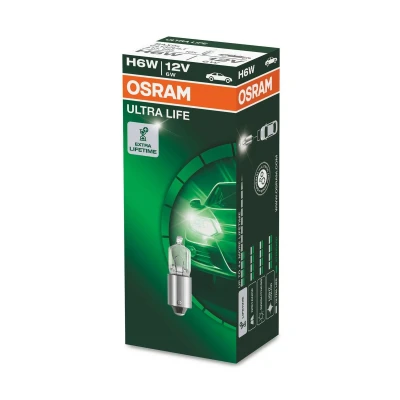 Imagem de OSRAM ULTRA LIFE 64132ULT Lâmpada 12V 6W H6W AUDI: A4 B5 Avant, B6 Sedan, VOLKSWAGEN: Golf 4, 5, Bora Sedan