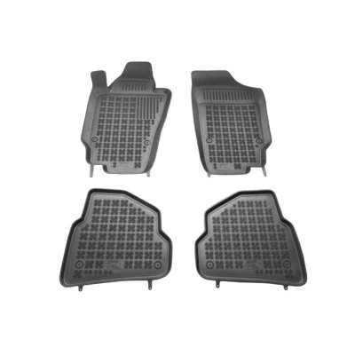 Imagem de REZAW PLAST 202004 Conjunto de tapete chão Borracha à frente e atrás 4 preto medida SEAT: Ibiza ST,