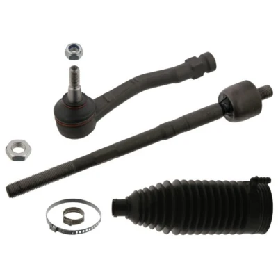 Imagem de FEBI BILSTEIN 44924 Barra de direcção Eixo dianteiro, lado esquerdo com porcas braçadeiras, foles PEUGEOT: 308 I CC, 3008 endado