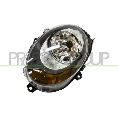 Imagem de PRASCO MN3124914 Farol Principal esquerda H4 amarelo com luz intermitente motor de regulação do alcance dos faróis MINI: Hatchback