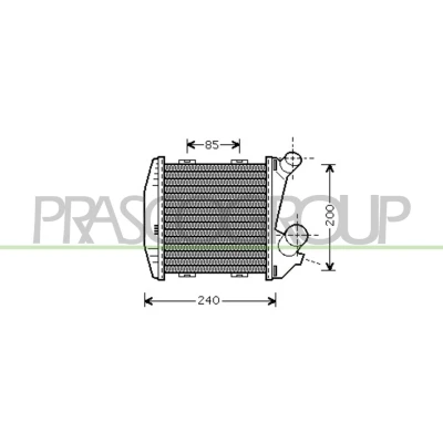 Imagem de PRASCO ME302N002 Intercooler SMART: City Coupe, Cabrio