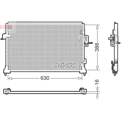 Imagem de DENSO DCN14005 Condensador LAND ROVER: Discovery 2
