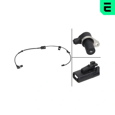 Imagem de OPTIMAL 06 S503 Sensor de ABS Eixo dianteiro, lado direito passivo 863 HYUNDAI: Santa Fe 2, I