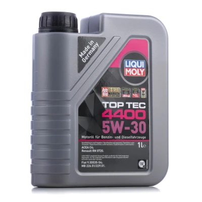 Imagem de Liqui Moly Top Tec 4400 5W 30 1l Óleo do motor 2319 MERCEDES BENZ: Classe C Sedan, A, T modell, RENAULT: CLIO 2, MEGANE 2 Kombi