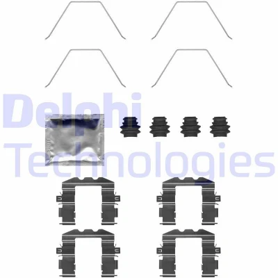 Imagem de DELPHI LX0705 Kit de acessórios, pastilhas travão