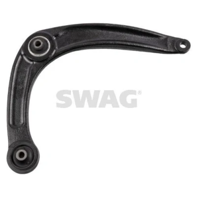 Imagem de SWAG 62 93 7839 Braço de suspensão com chumaceira Eixo dianteiro, lado direito, em baixo transversal Aço fundido PEUGEOT: 3008 I