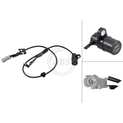 Imagem de A.B.S. 31744 Sensor de ABS passivo 665mm 745mm 27mm cinzento TOYOTA: HILUX 3 Pick up